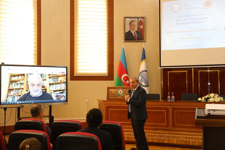 “Süni intellektdən ümumi intellektə doğru” - BDU -da seminar keçirilib - FOTOLAR