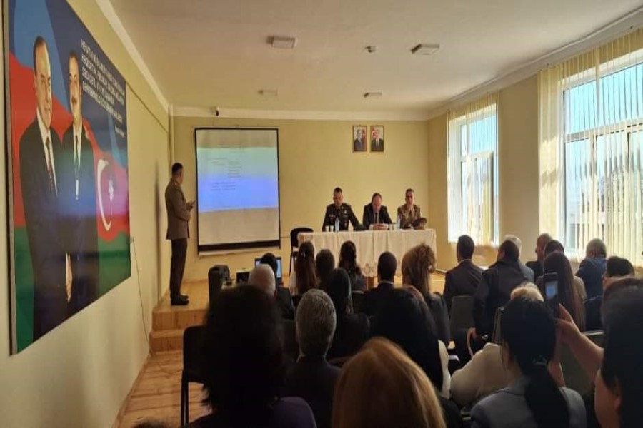 FHN-in Gəncə Regional Mərkəzi nümunəvi mülki müdafiə məşqi keçirib