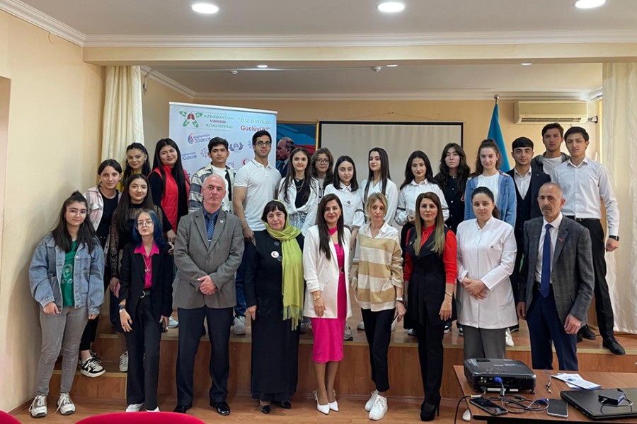QHT Koalisiyası Sosial-İqtisad kollecində vərəmlə bağlı maarifləndirmə tədbiri keçirib - FOTO