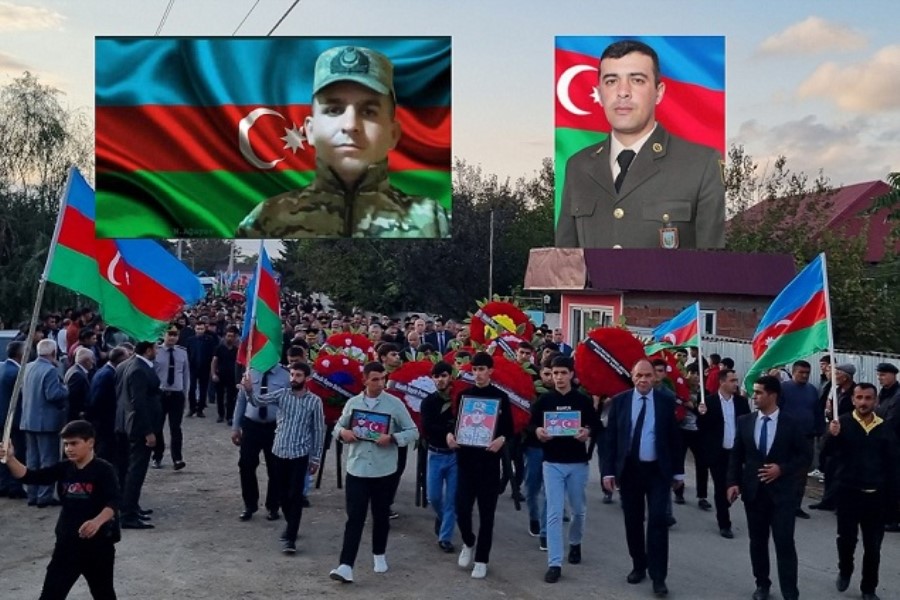 Xırmandalı iki şəhidini qoynuna aldı - Masallıda