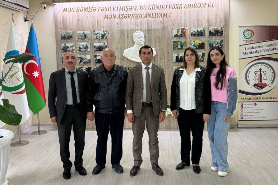 Lənkəran 1 saylı Mediasiya Təşkilatında 2025-ci ilin I rübü üzrə mediatorlarla görüş keçirilib - FOTOLAR