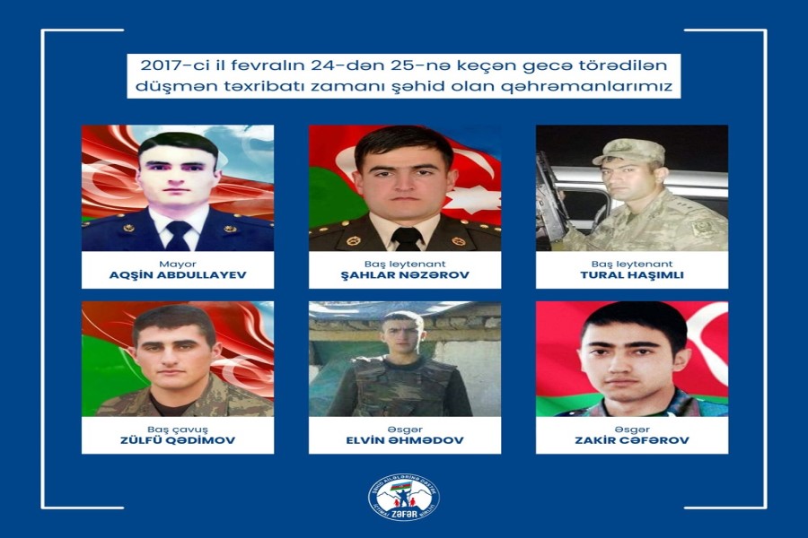 Bu gün Xocavənd döyüşlərində şəhid olan qəhrəmanlarımızı anırıq!