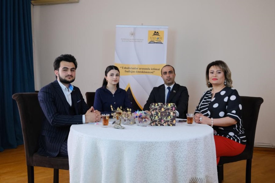 QHT tələbələrlə millət vəkillərinin görüşlərini davam etdirir - Foto + Video