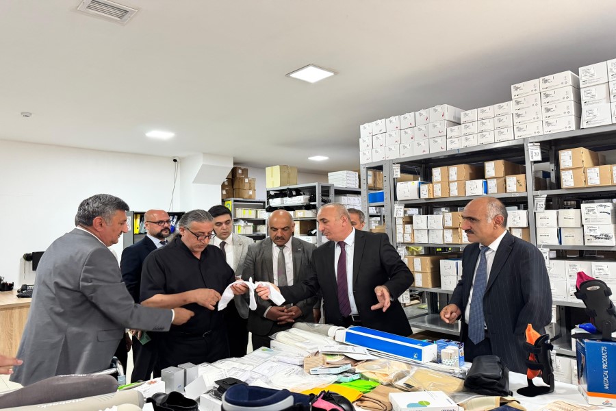 Protez-Ortopedik İstehsalat və Reabilitasiya Mərkəzinə infotur təşkil olunub - FOTOLAR