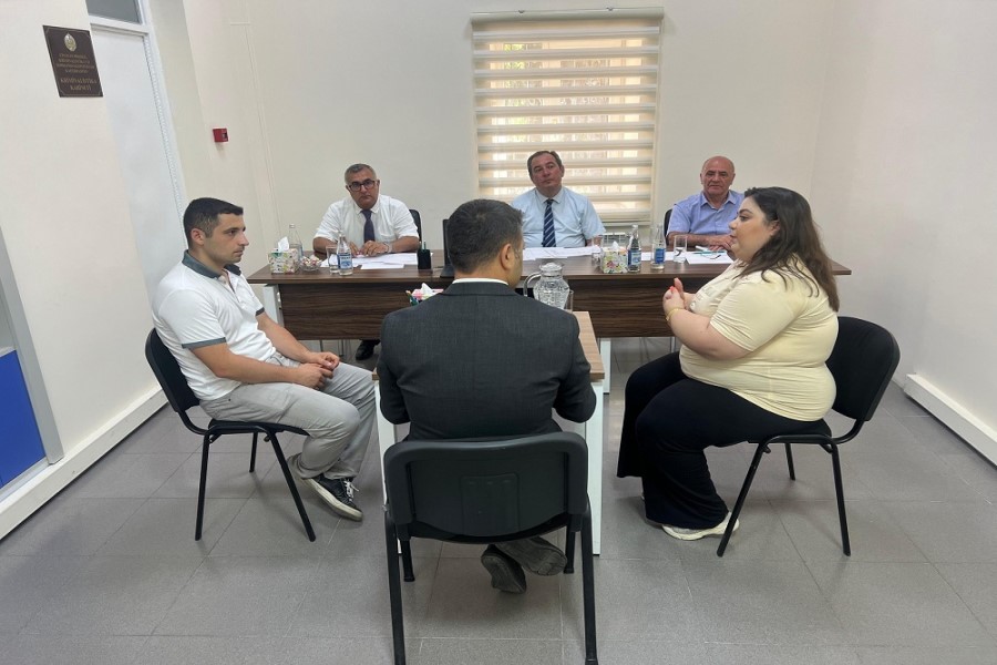 İlkin hazırlıq kursunu başa vuran mediatorların yekun imtahanı keçirilib - FOTOLAR