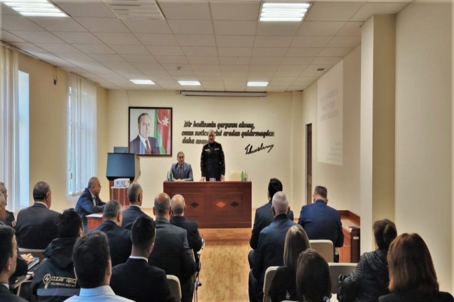 Radiasiya təhlükəsizliyi sahəsində tədbir keçirilib - FOTOLAR
