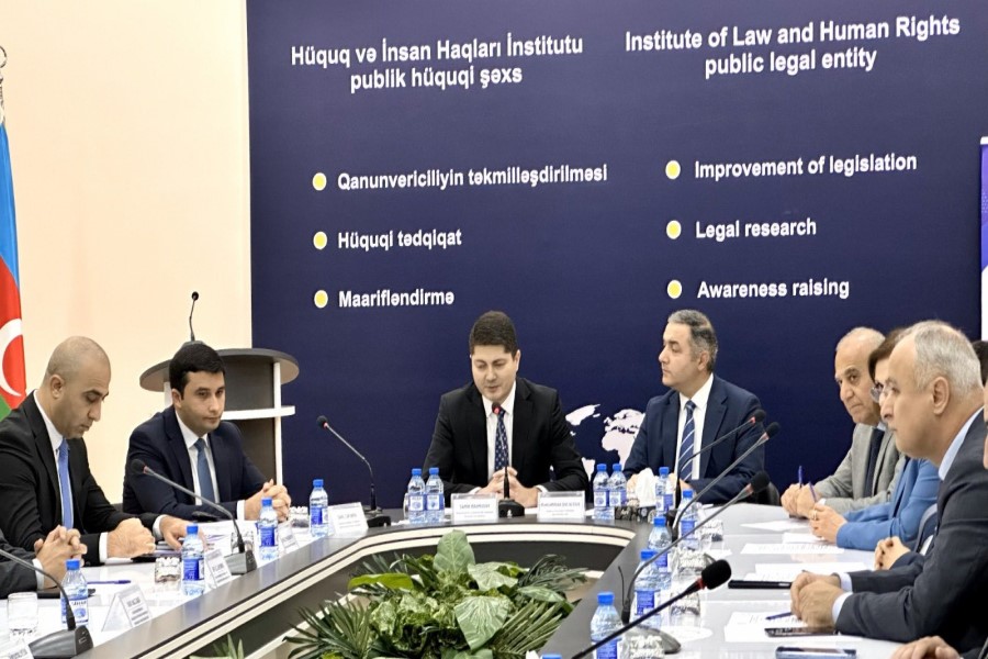 “Konstitusiya və insan hüquqları” mövzusunda dəyirmi masa keçirilib - FOTOLAR