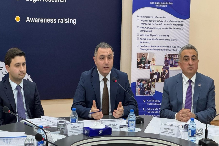 Hüquq jurnallarına dair Monitorinq Hesabatı təqdim edilib - FOTOLAR