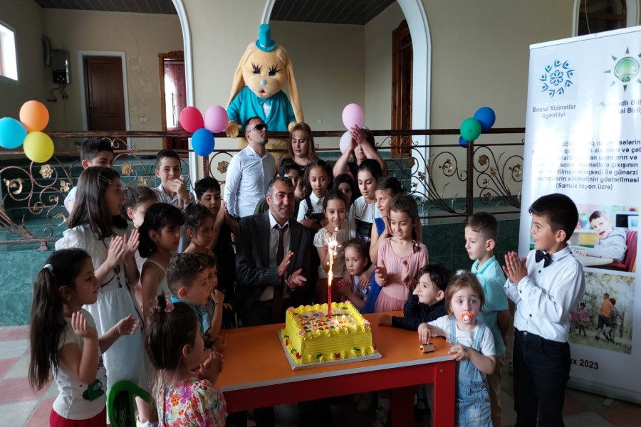 Günərzi Qayğı Mərkəzində 1 iyun – Uşaqların Beynəlxalq Müdafiəsi Gününə həsr edilmiş bayram şənliyi keçirilib