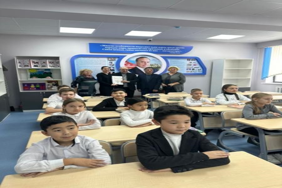 Bişkekdəki Heydər Əliyev adına məktəbə layiqli töhfə - Özəl