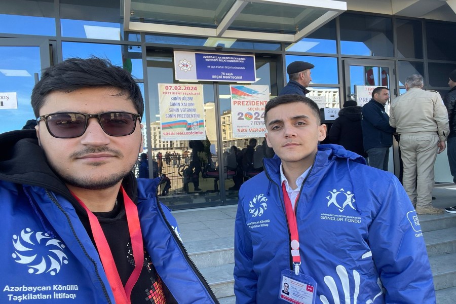 Azərbaycan Könüllüləri növbədənkənar Prezident seçkilərini müşahidə edir