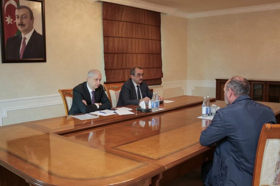 Nazir müavini Hidayət Abdullayev İsmayıllı rayonunda vətəndaşları qəbul edib