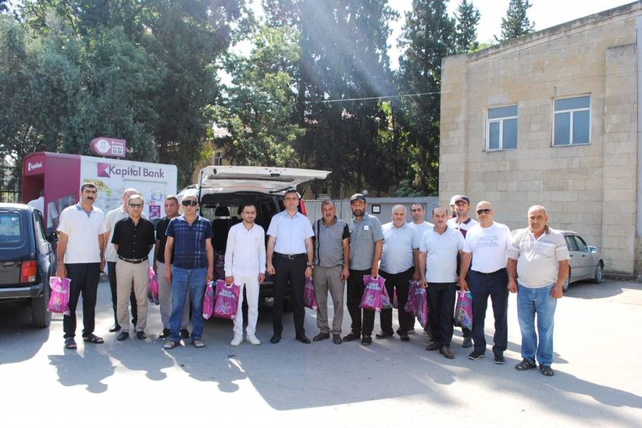 “Shirvan Operating Company LTD" Şirkəti Qurban bayramı münasibətilə aztəminatlı ailələrə bayram sovqatı payladı