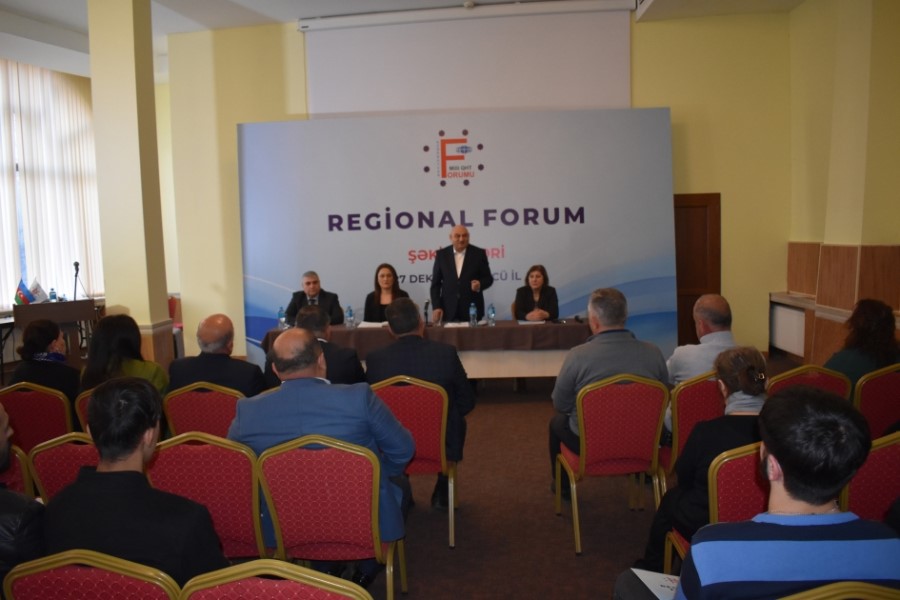 Şəkidə Milli QHT Forumunun regional forumu keçirilib