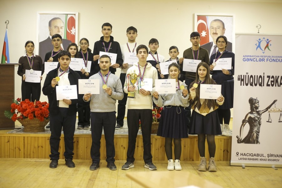 “Hüquqi zəka” layihəsinin Hacıqabul mərhələsi yekunlaşıb - FOTOLAR