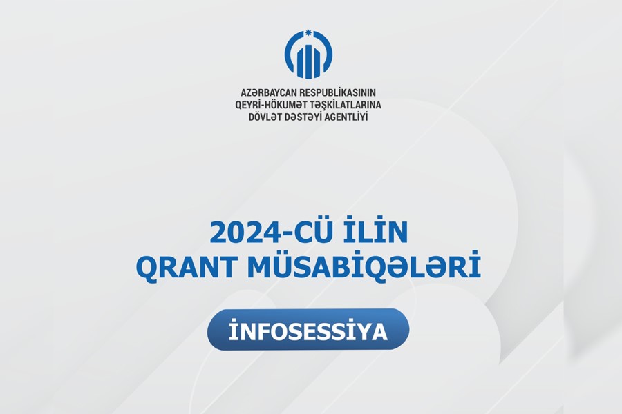 QHT Agentliyi 2024-cü ilin qrant müsabiqələri ilə bağlı infosessiya keçirəcək - QEYDİYYAT