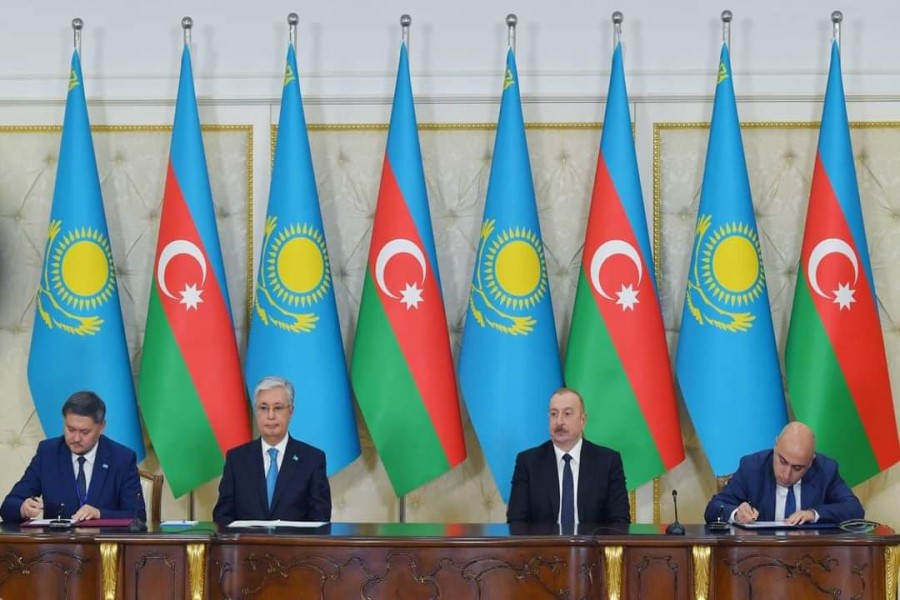 Azərbaycan və Qazaxıstan arasında təhsil sahəsində sənədlərin imzalanma mərasimi olub