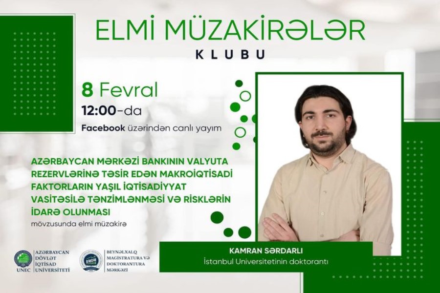 "Elmi Müzakirələr Klubu"nun növbəti elmi müzakirəsi keçiriləcək