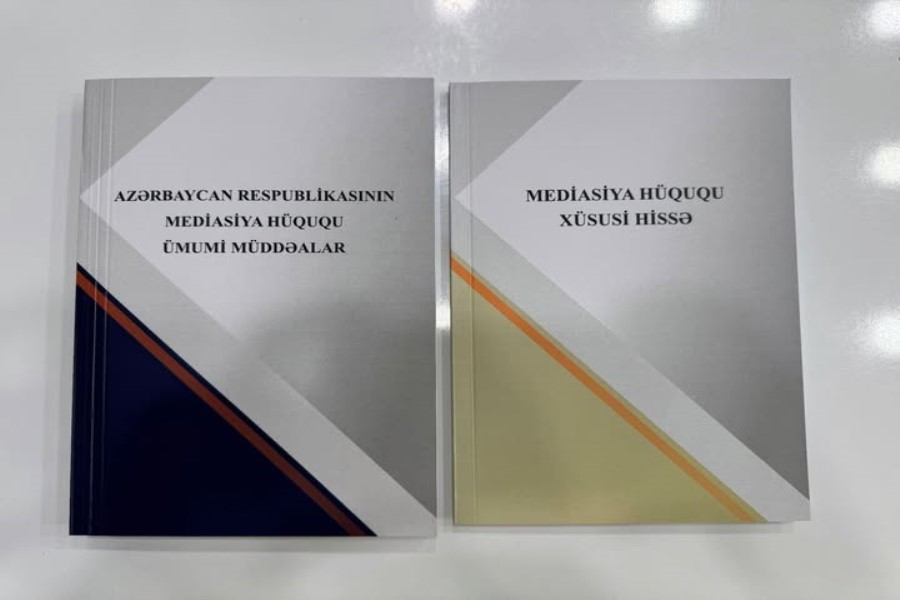 Mediasiya sahəsində 2 yeni kitabın təqdimat mərasimi keçirilib