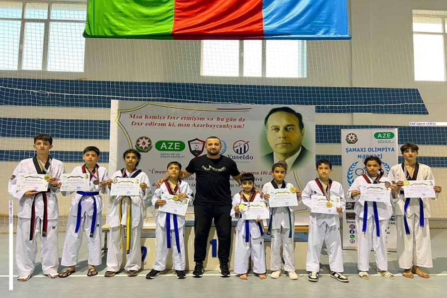 Masallı taekvondoçuları Şamaxıdan 9 medalla geri dönüblər