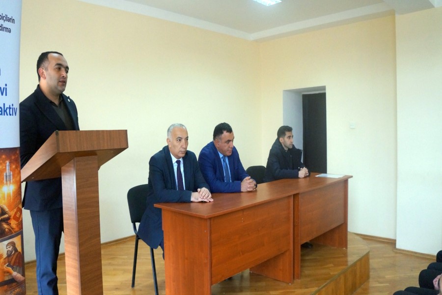Azərbaycan Memarlıq və İnşaat Universitetində tələbə-gənclərlə maarifləndirici görüş keçirilib