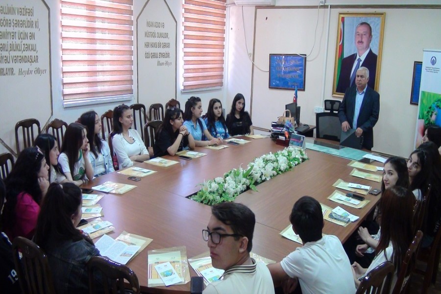“Gənclər ətraf mühitin keşiyində” adlı layihə çərçivəsində maarifləndirici seminar keçirilib - FOTOLAR