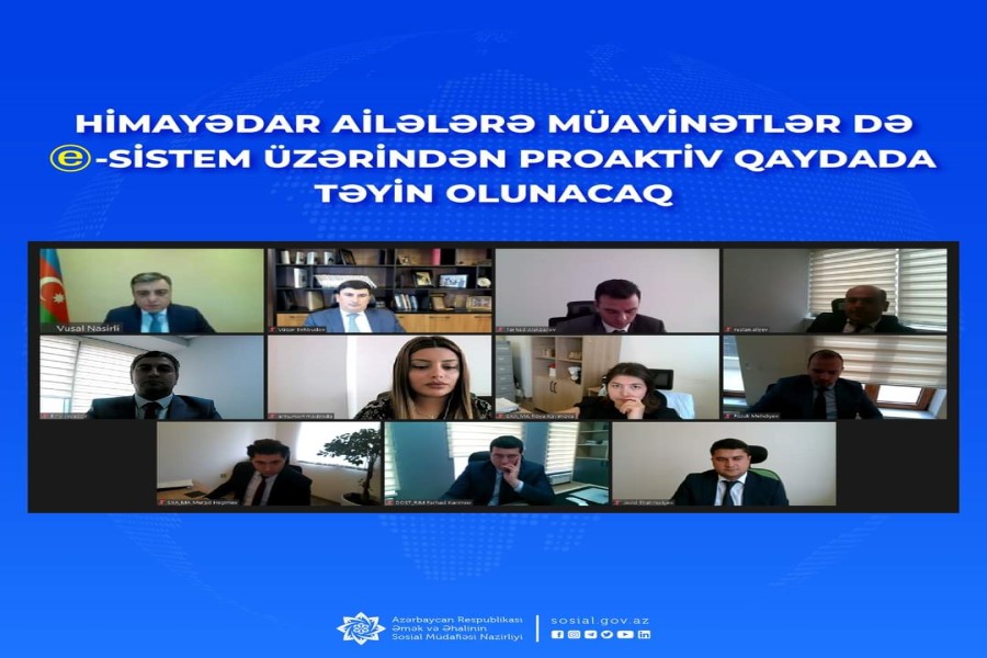 Himayədar ailələrə müavinətlər də e-sistem üzərindən proaktiv qaydada təyin olunacaq
