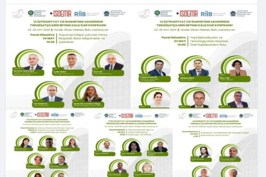 VI İqtisadiyyat və İdarəetmə Sahəsində Tədqiqatçıların Beynəlxalq Elmi konfransında panel müzakirələri keçiriləcək - FOTOLAR