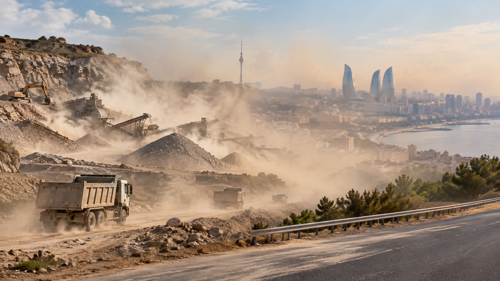 Qaradagın tozu, Bakını bürüyürmü?