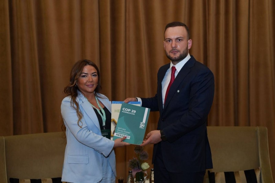 Aygün Əliyeva “Sıfır Tullantı” Fondunun rəhbəri Samed Ağırbaş ilə görüşüb - FOTOLAR