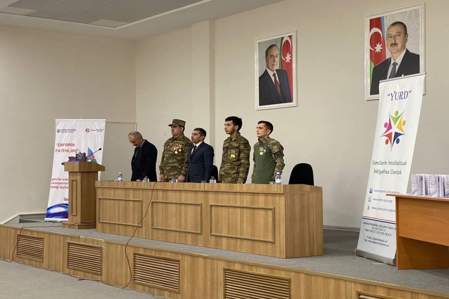 Qubada “Zəfərin fatehləri” adlı layihə çərçivəsində tədbir keçirilib
