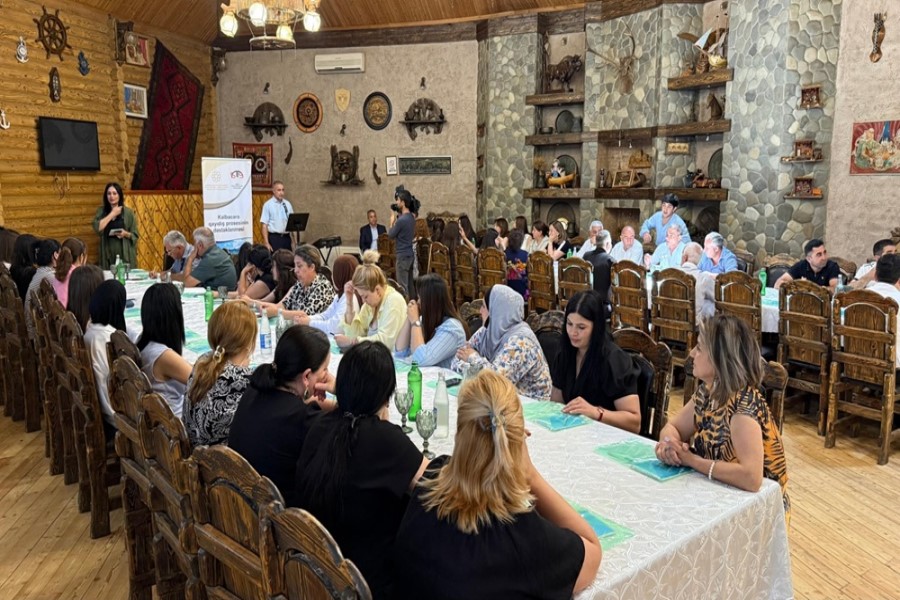 QHT “Kəlbəcərə qayıdış prosesinin dəstəklənməsi” layihəsi çərçivəsində ilk tədbirini keçirib - FOTOLAR