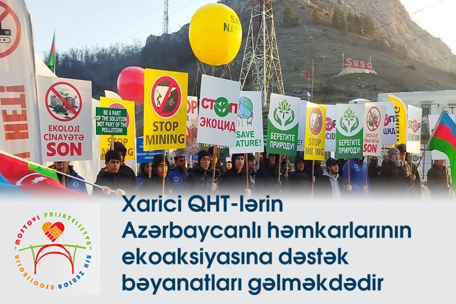 Xarici QHT-dən Laçın-Xankəndi yolundakı aksiyaya DƏSTƏK - ÖZƏL