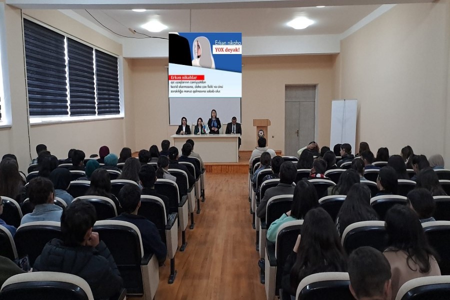 “Erkən nikaha yox deyək” – Masallıda maarifləndirmə tədbiri