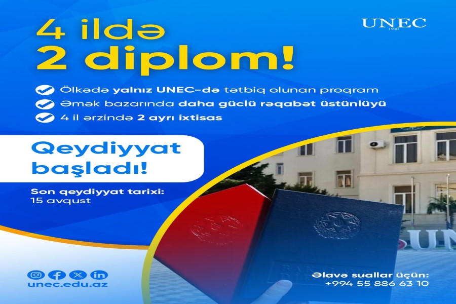 UDİD və Minor proqramlarına qeydiyyat davam edir