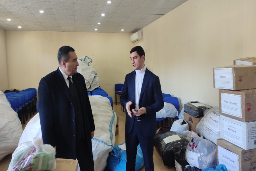 Millət vəkili Sumqayıtda Türkiyədə zəlzələdən zərər çəkənlərə yardım kampaniyası məntəqələrində olub -ŞƏKİLLƏR