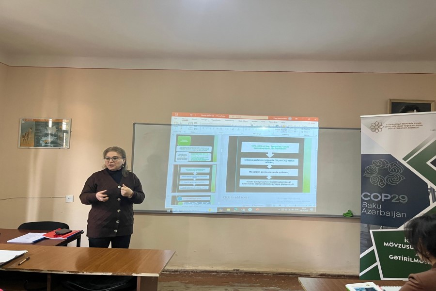 Gəncədə iqlim həlləri üzrə işçi-ekspert qrupunun növbəti müzakirəsi keçirildi - FOTOLAR