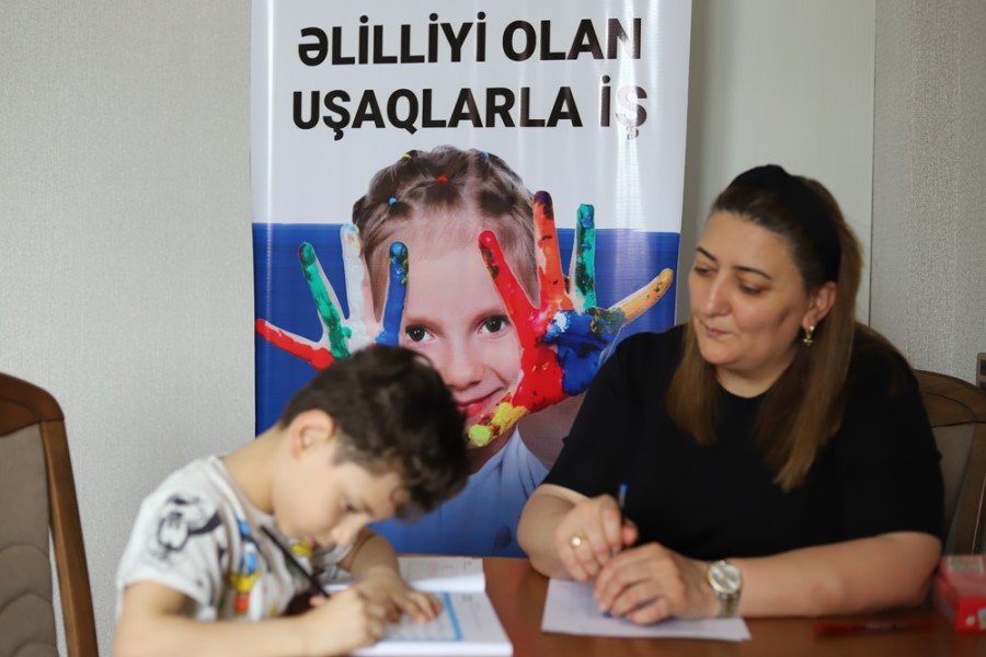 QHT “Əlilliyi olan uşaqlarla iş” layihəsin uğurla davam etdirir - FOTOLAR