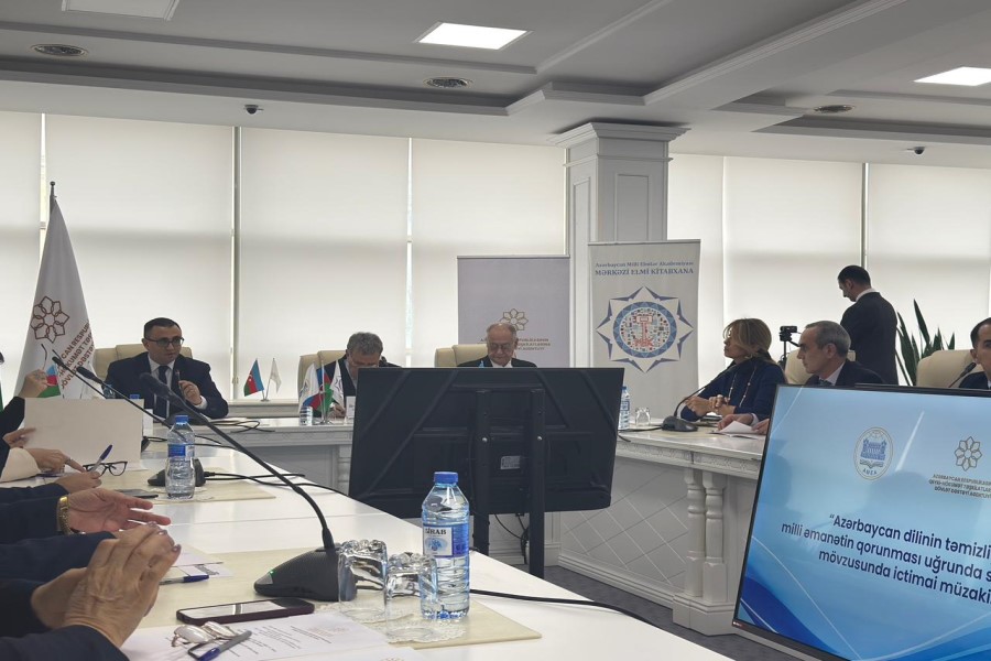 “Azərbaycan dilinin təmizliyi: milli əmanətin qorunması uğrunda səfərbərlik” mövzusunda ictimai müzakirə keçirilir