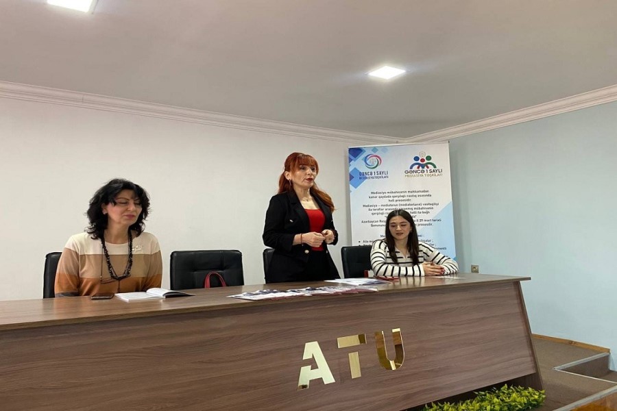 ATU və Gəncə 1 saylı Mediasiya Təşkilatı Arasında Əməkdaşlıq - FOTOLAR