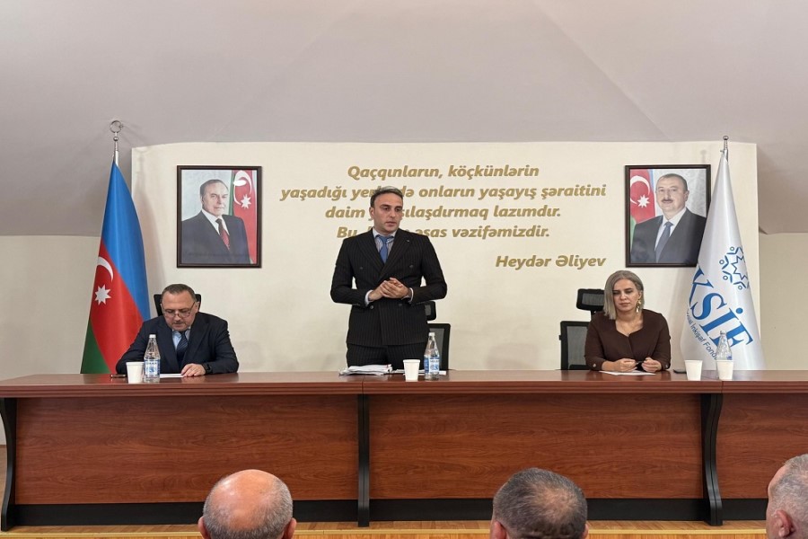 Ağdərə rayonuna köç: Məcburi köçkünlər üçün püşkatma mərasimi keçirildi / FOTOLAR