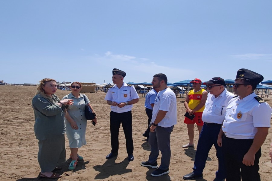 FHN yanında İctimai şuranın üzvləri çimərlik mövsümü ilə əlaqədar monitorinqlər keçirib- FOTOLAR