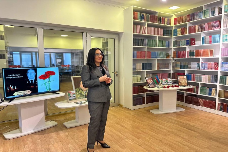 Mayor Emin Süleymanovun xatirəsinə həsr olunan tədbir keçirilib - FOTOLAR