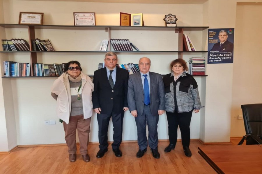 Fazil Mustafa hüquq müdafiəçiləri ilə görüşüb - FOTOLAR