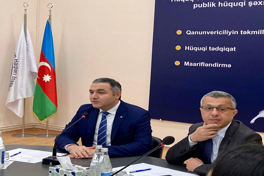İnstitutda “Akademik hüquqi yazı” adlı təlim keçirilib