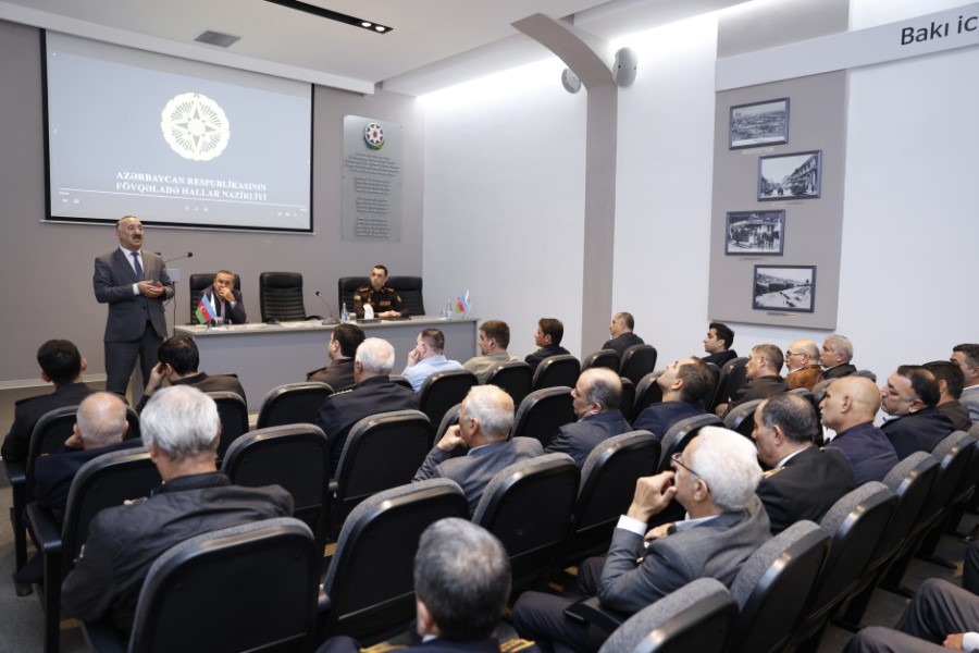 FHN Bakı Metropolitenində yanğın təhlükəsizliyinə dair tədbir keçirib - FOTOLAR