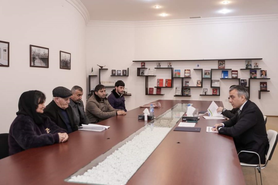 Nazir müavini Vüsal Nəsirli Göyçay rayonunda vətəndaşları qəbul edib