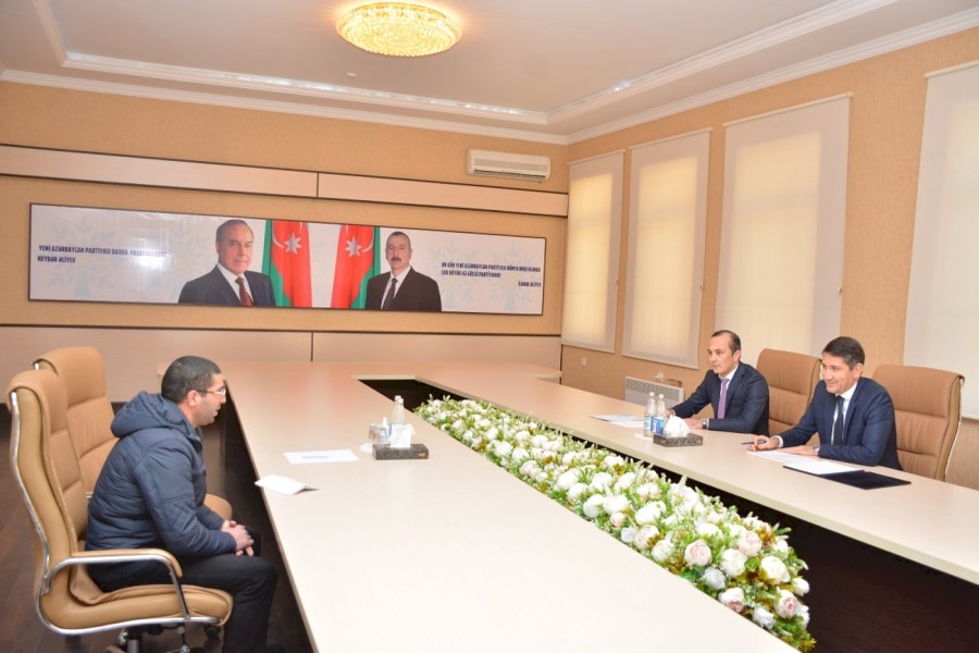 Nazir müavini Anar Kərimov Şamaxı rayonunda vətəndaşları qəbul edib