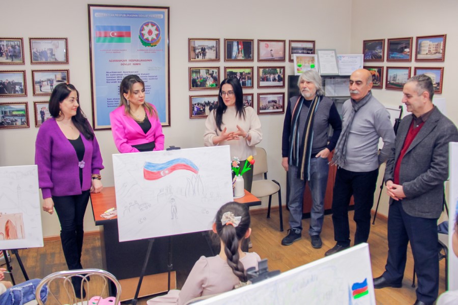 "Şəhid övladlarının incəsənət akademiyası" çərçivəsində növbəti təlimlər keçirilib - FOTOLAR