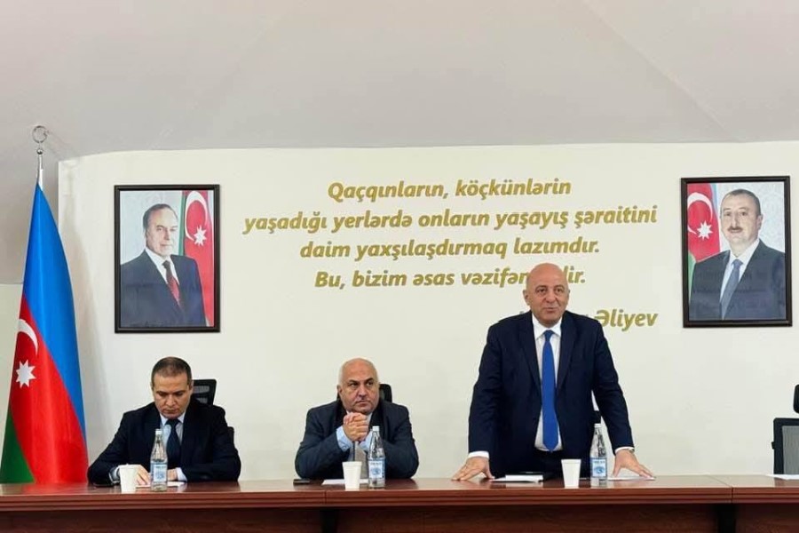 Ağdərə rayonunun bəzi kəndlərinə növbəti köç üçün püşkatma mərasimi keçirilib - FOTOLAR